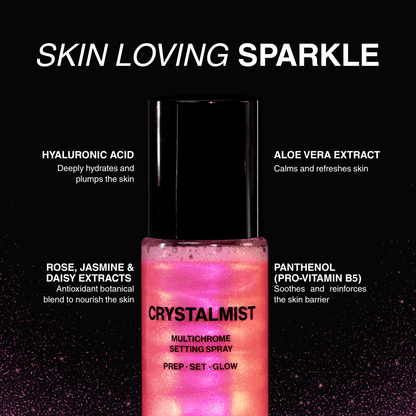 CrystalMist Setting Spray - Magenta Florals