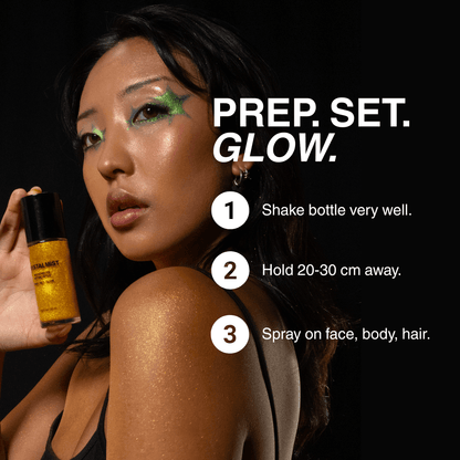 CrystalMist Setting Spray - Gilded Peach